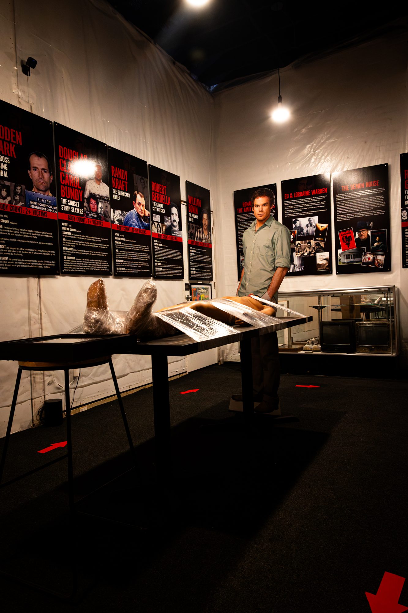 Museum panels and cases