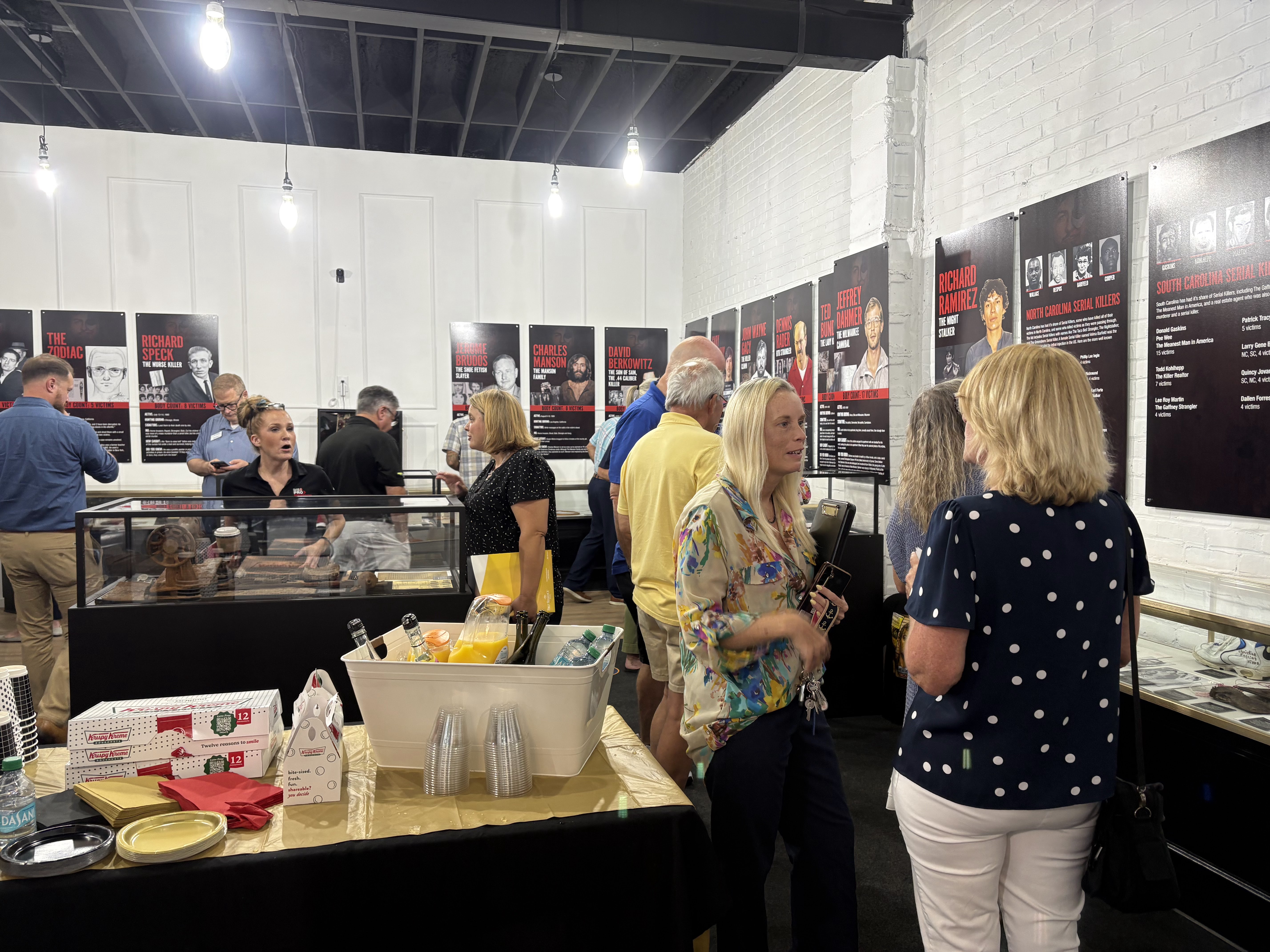 A live true crime show night at the museum